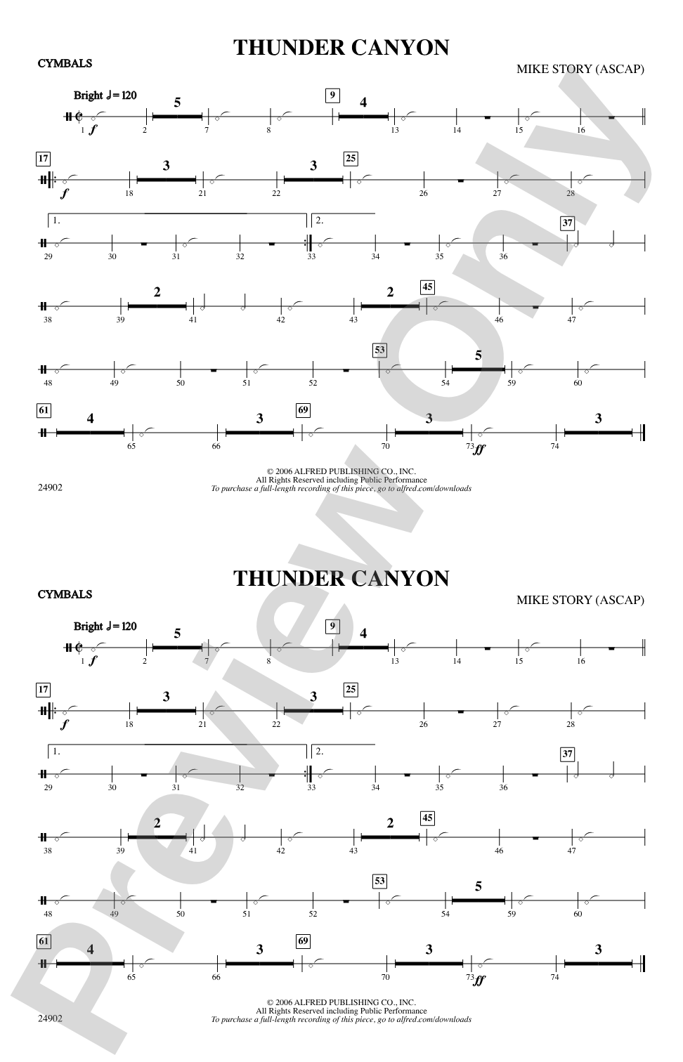 Thunder Canyon: Cymbals