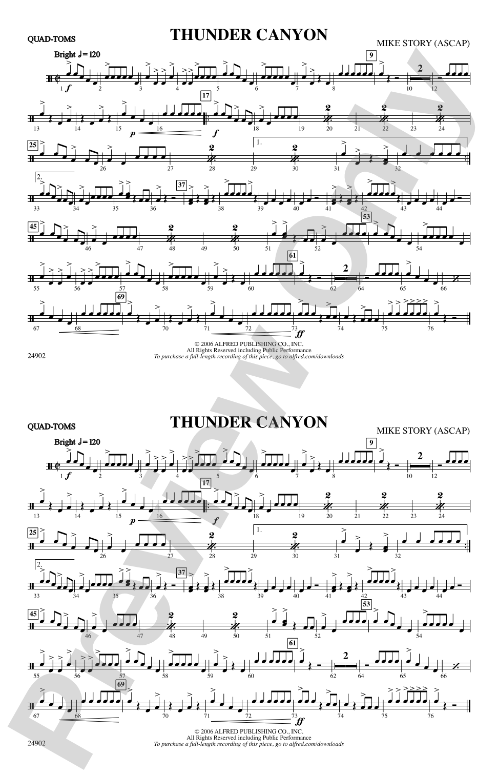Thunder Canyon: Quad-Toms