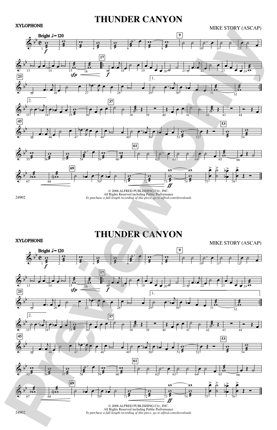 Thunder Canyon: Xylophone