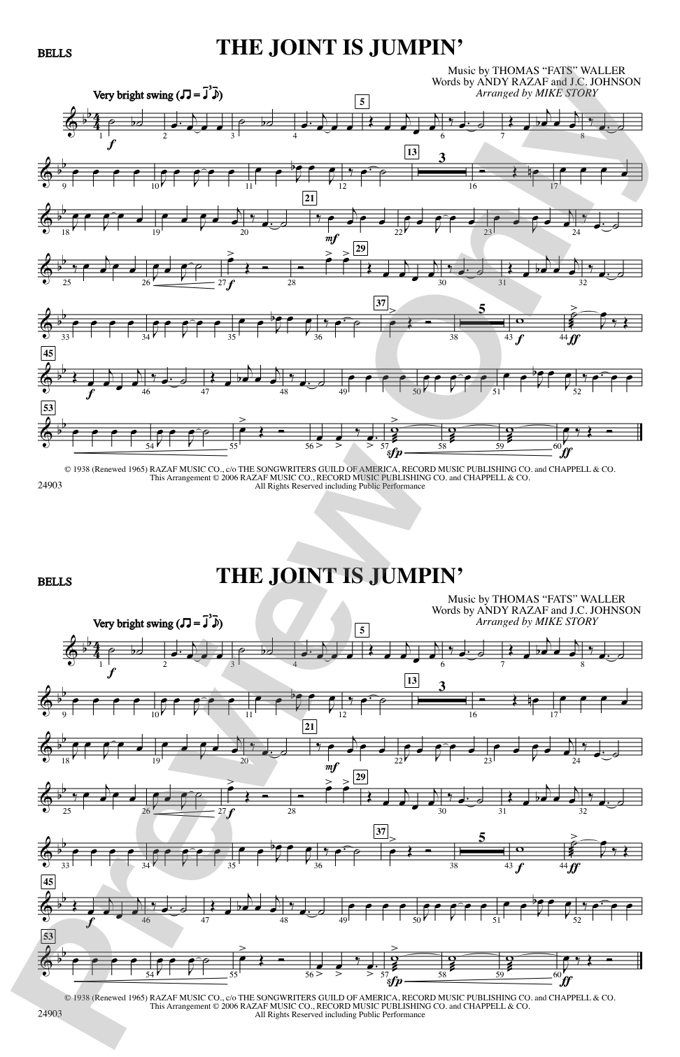 The Joint Is Jumpin': Bells