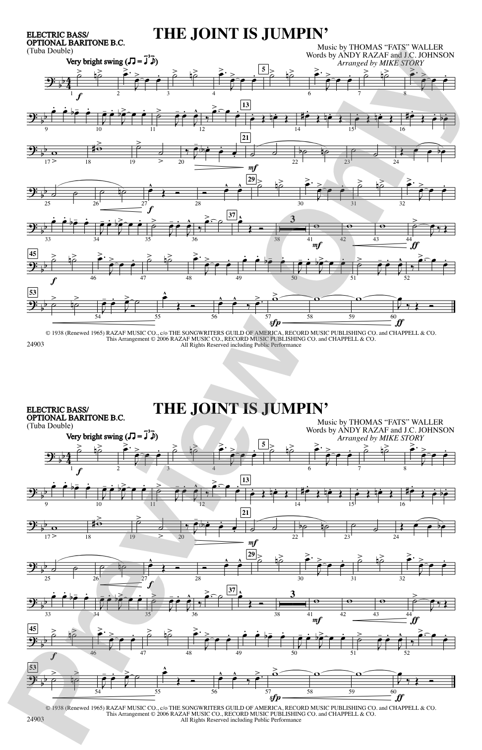 The Joint Is Jumpin': Electric Bass