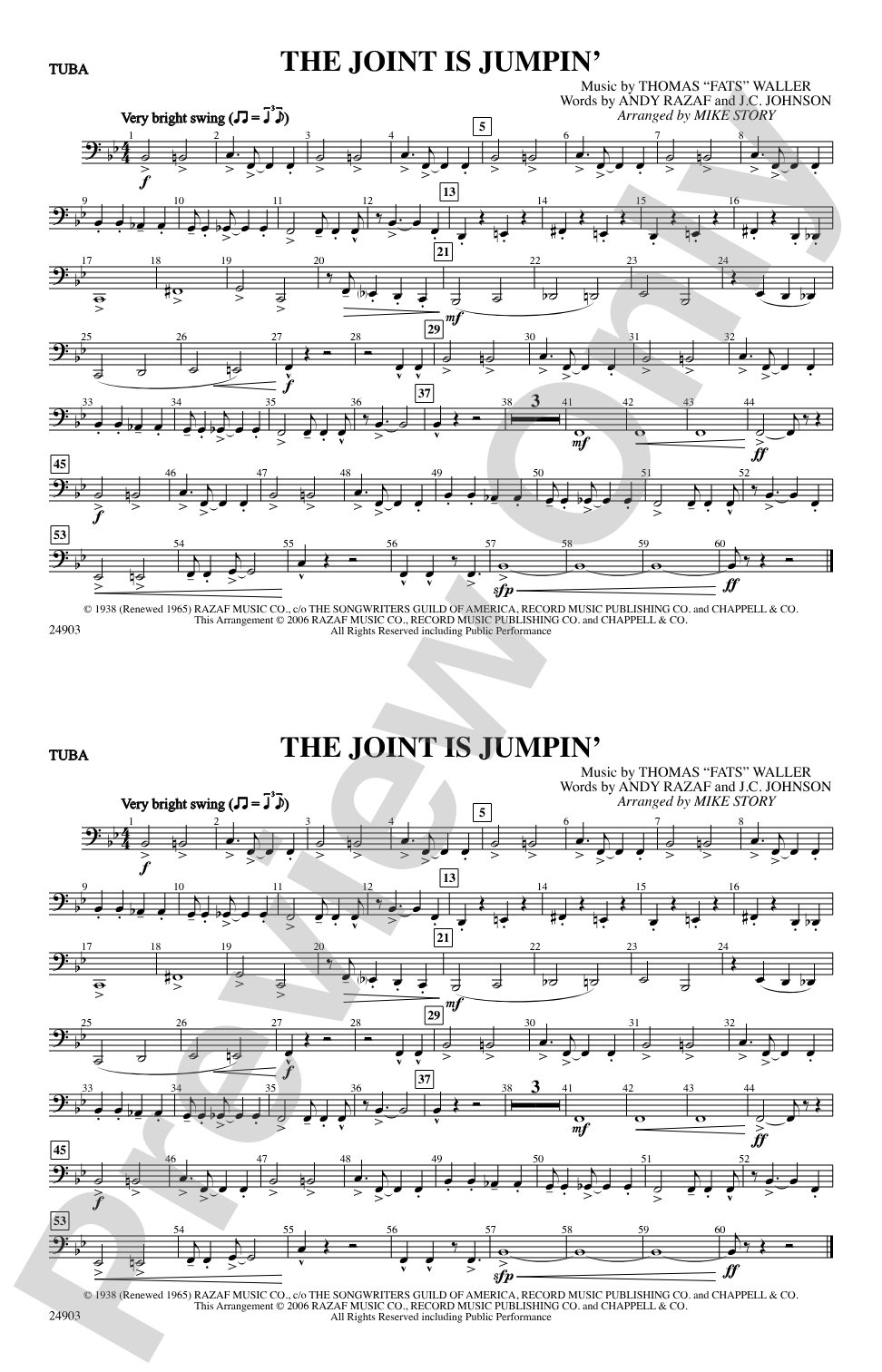 The Joint Is Jumpin': Tuba
