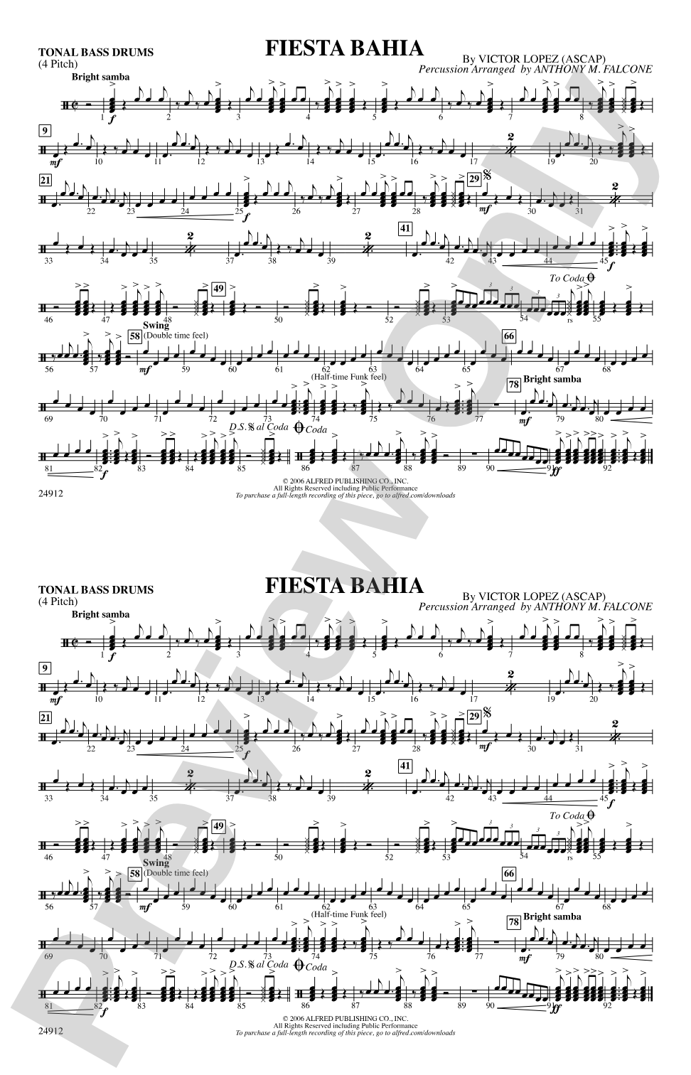 Fiesta Bahia: Tonal Bass Drum