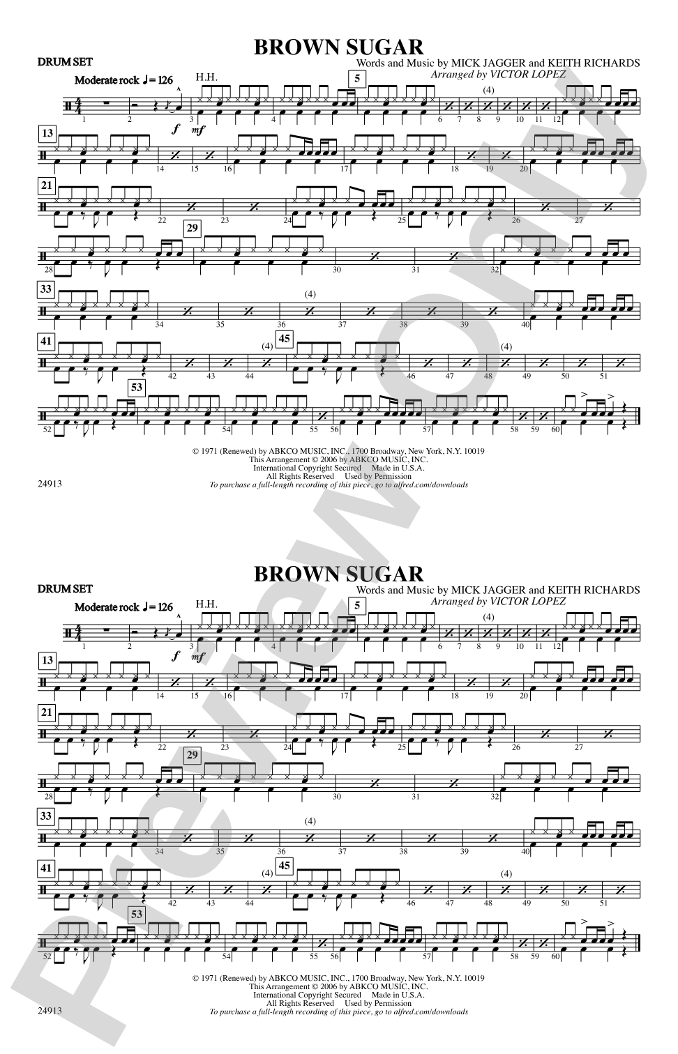 Brown Sugar: Drumset