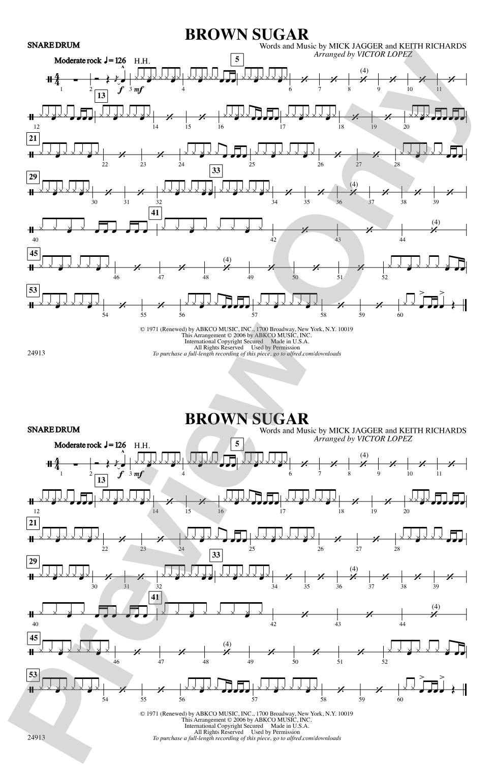 Brown Sugar: Snare Drum