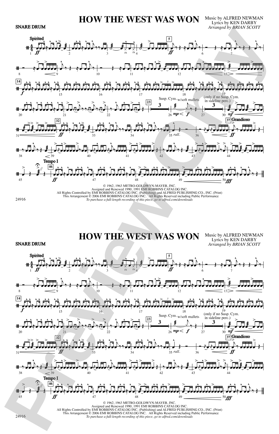 How the West Was Won: Snare Drum