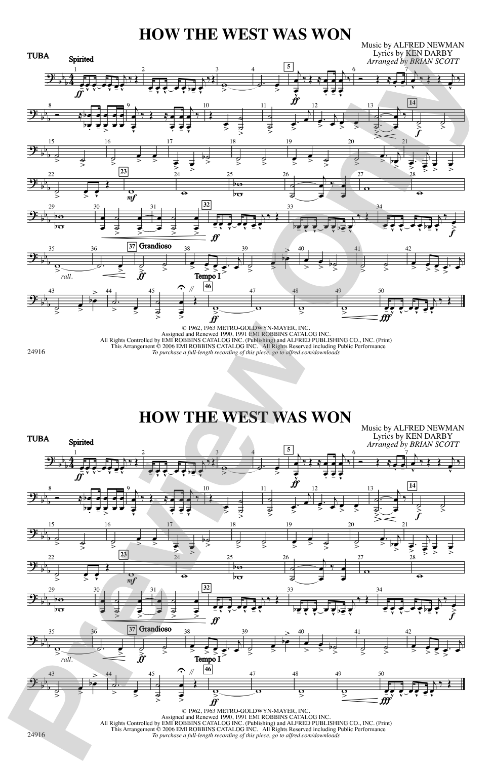 How the West Was Won: Tuba