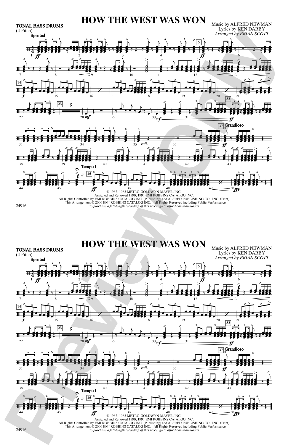 How the West Was Won: Tonal Bass Drum