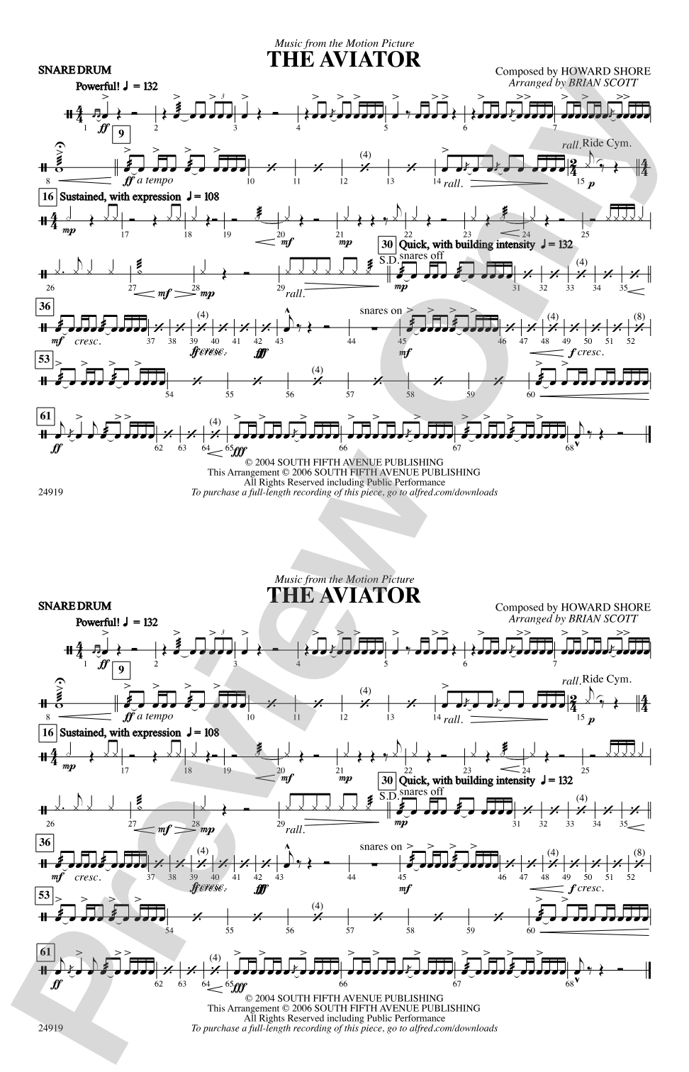 The Aviator: Snare Drum