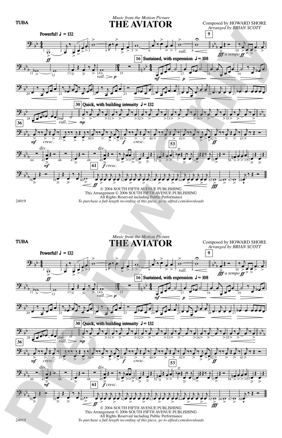 The Aviator: Tuba