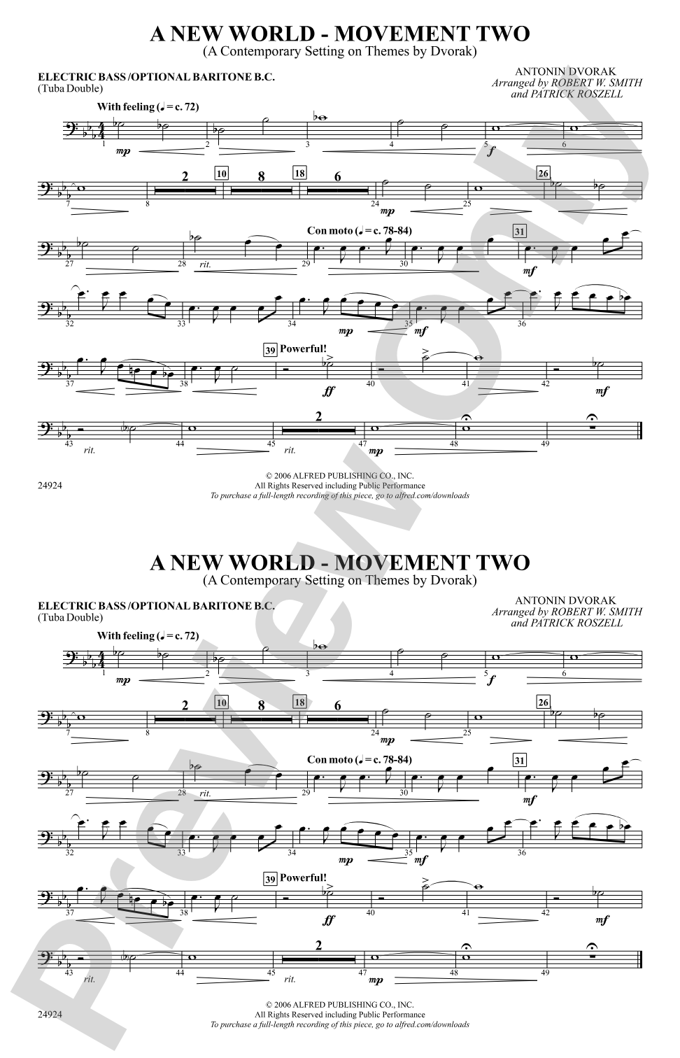 A New World---Movement Two: Electric Bass