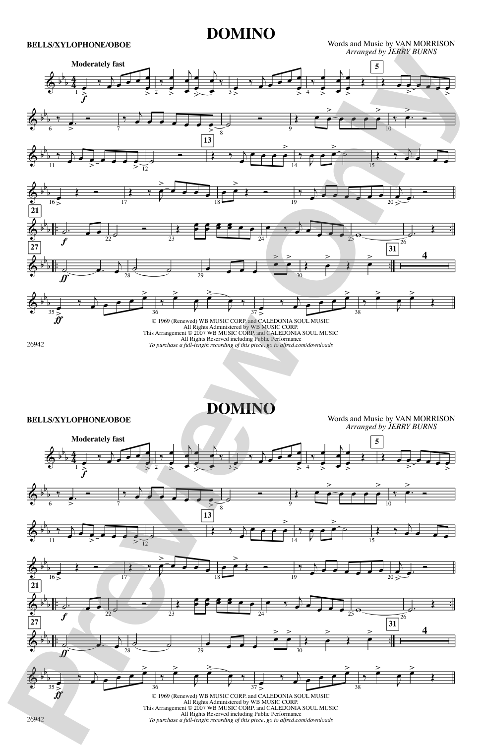 Domino: Bells/Xylophone/Oboe