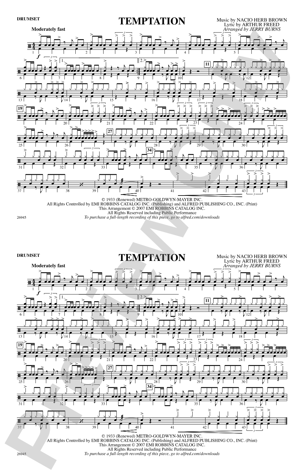 Temptation: Drumset