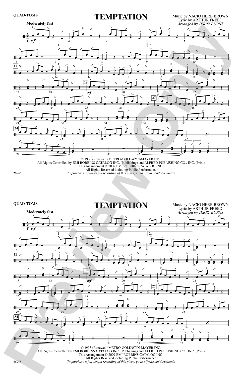 Temptation: Quad-Toms