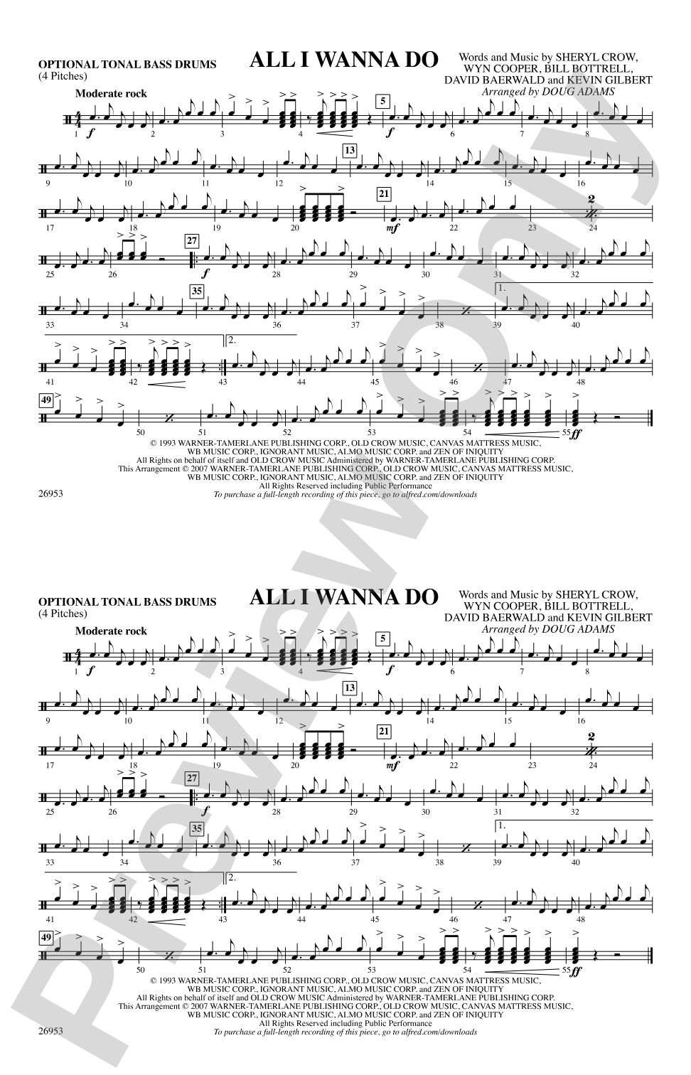 All I Wanna Do: Tonal Bass Drum