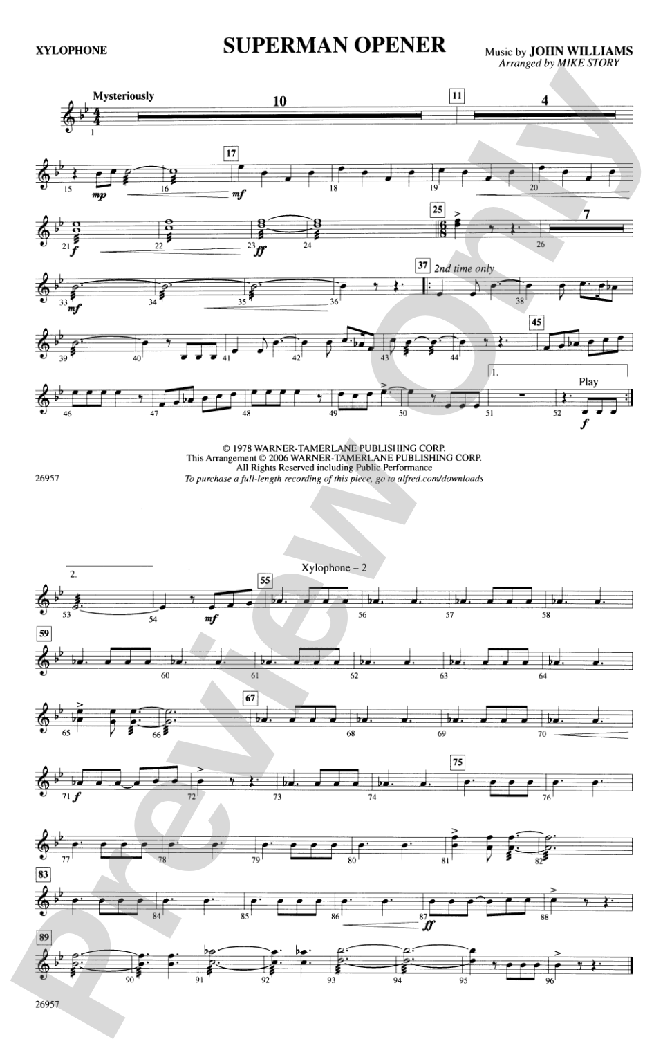 Superman Opener: Xylophone