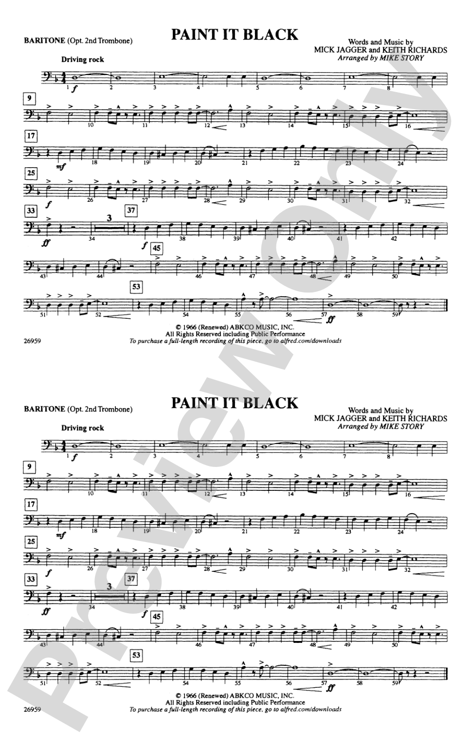 Paint It Black: Baritone B.C.