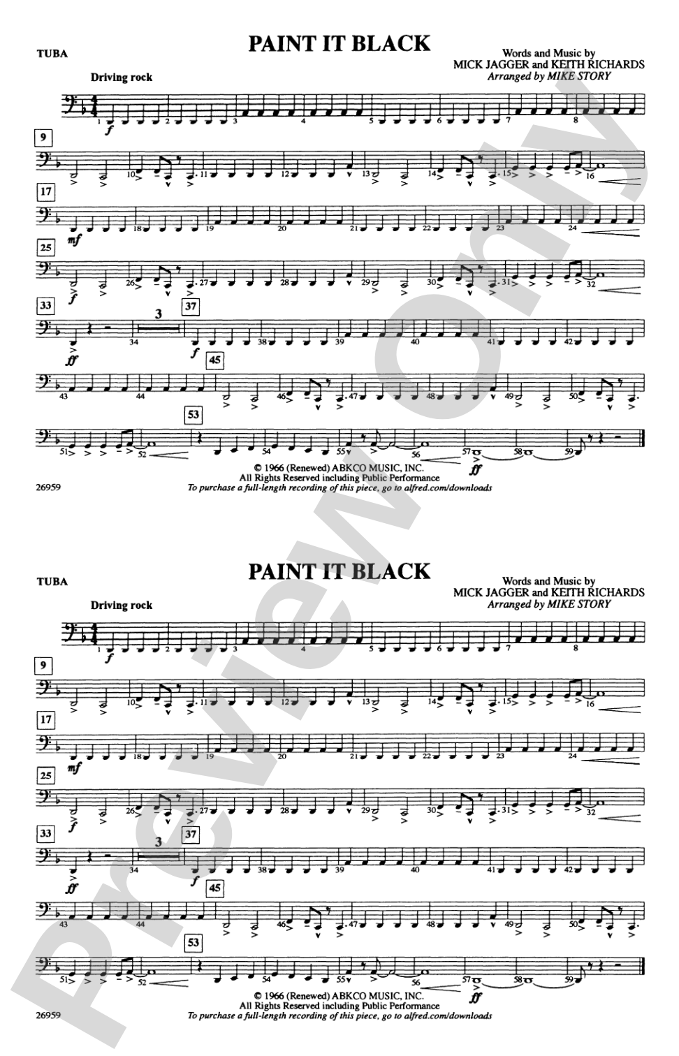 Paint It Black: Tuba