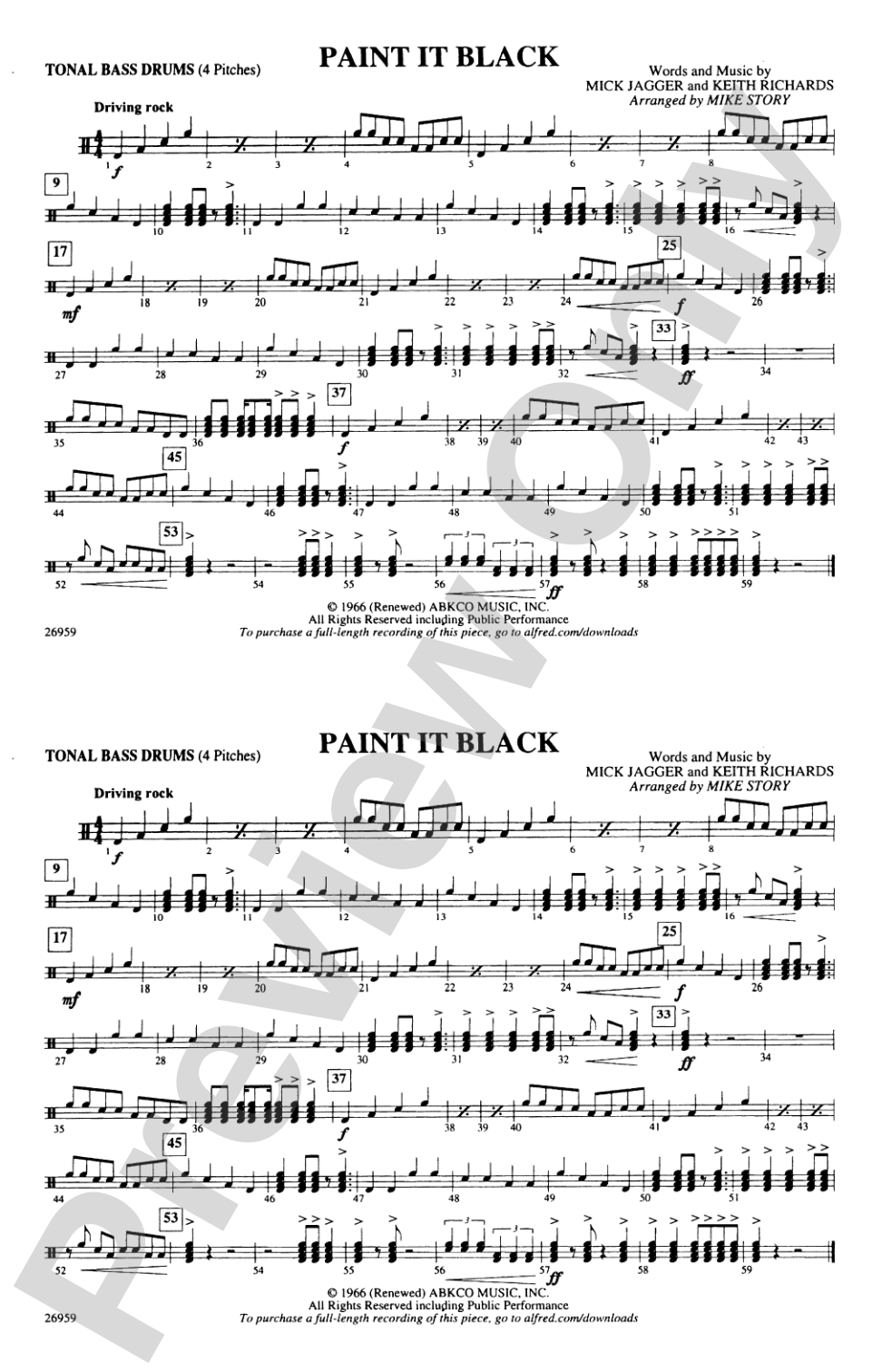 Paint It Black: Tonal Bass Drum