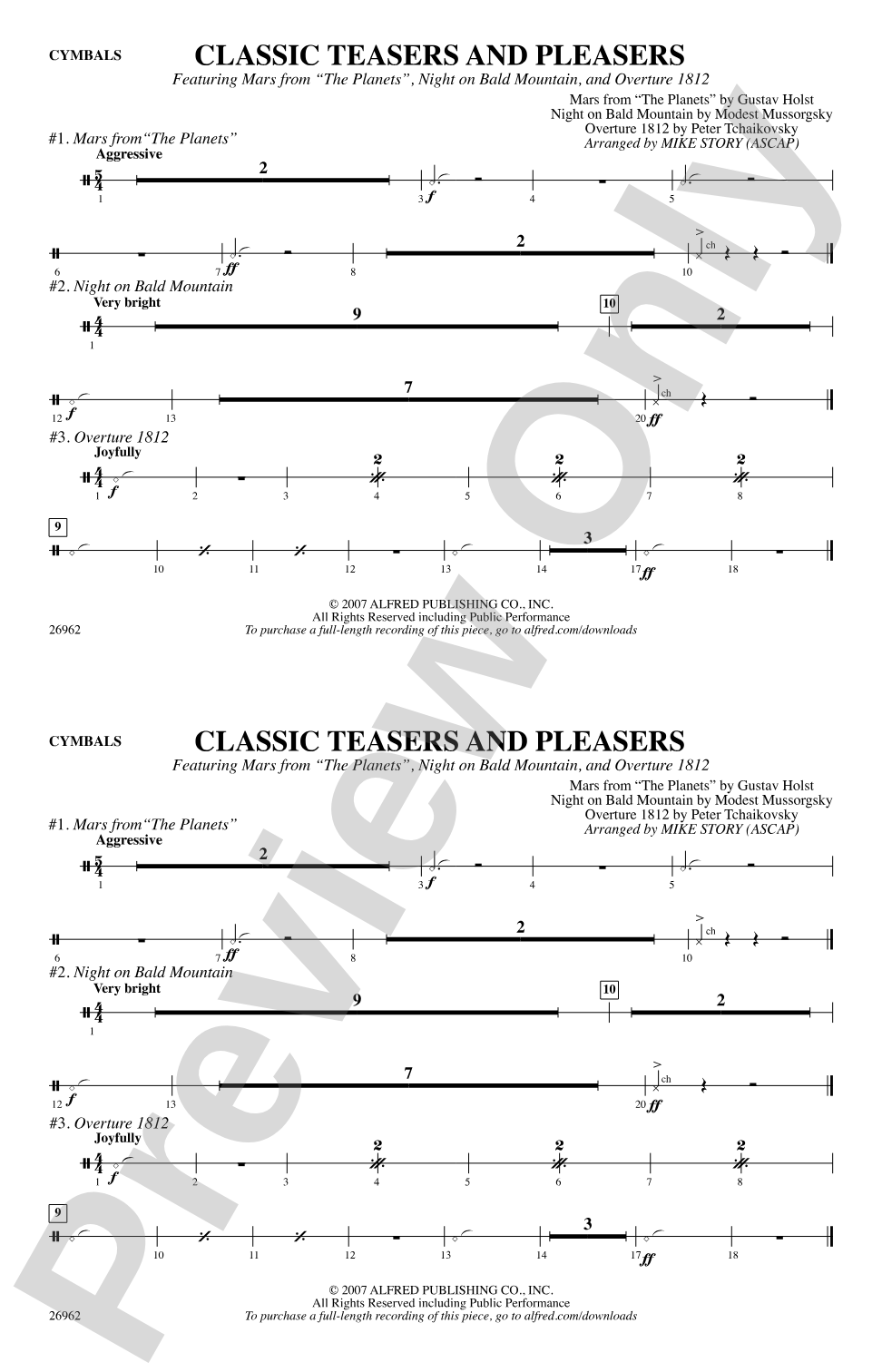 Classic Teasers and Pleasers: Cymbals