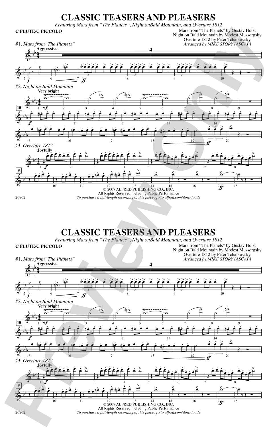 Classic Teasers and Pleasers: Flute