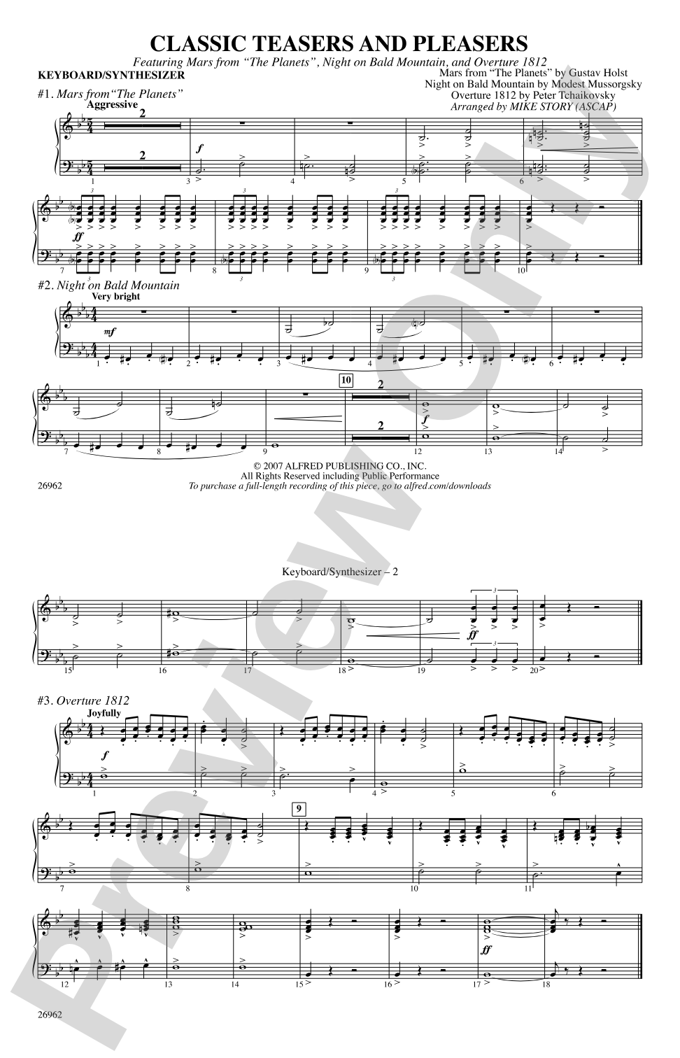 Classic Teasers and Pleasers: Keyboard/Synthesizer