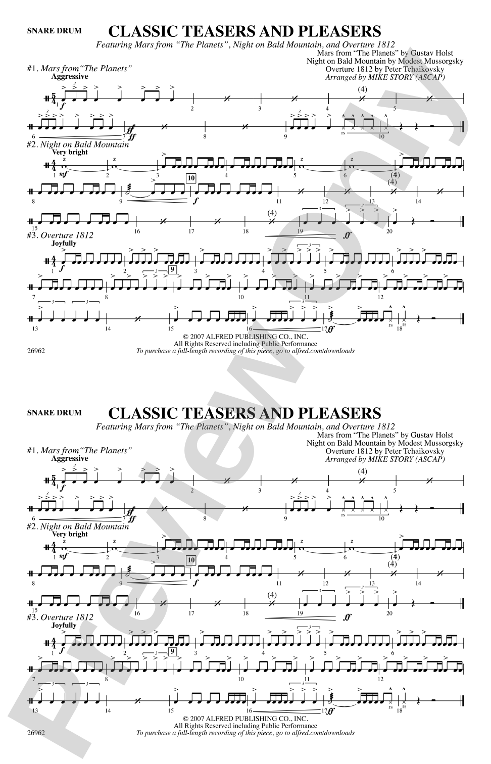 Classic Teasers and Pleasers: Snare Drum