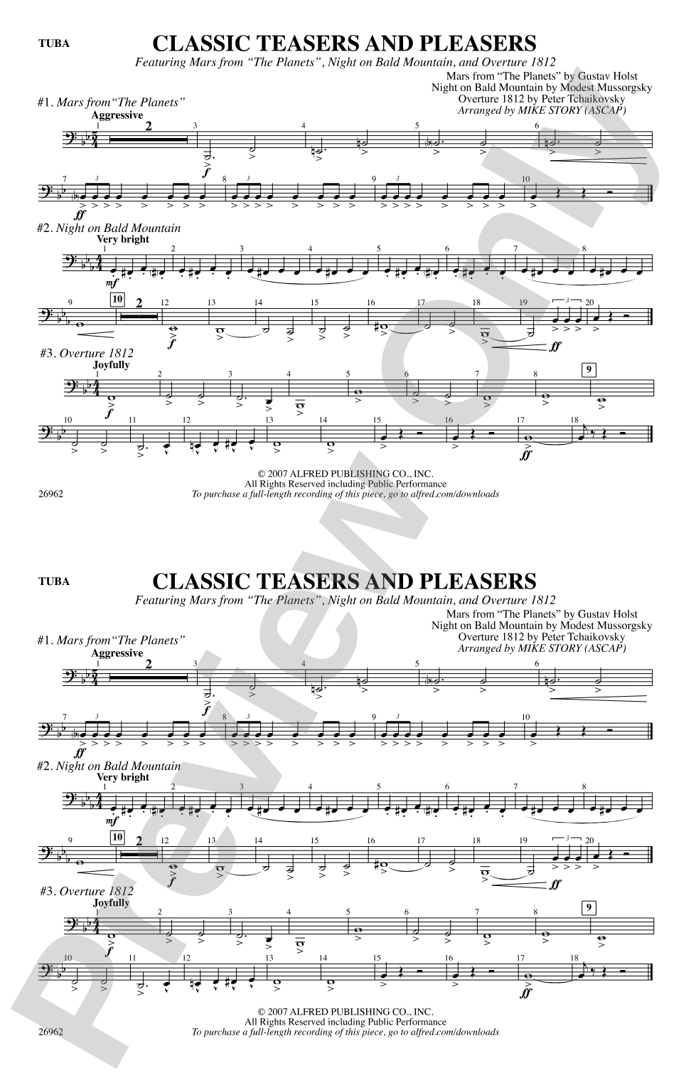 Classic Teasers and Pleasers: Tuba