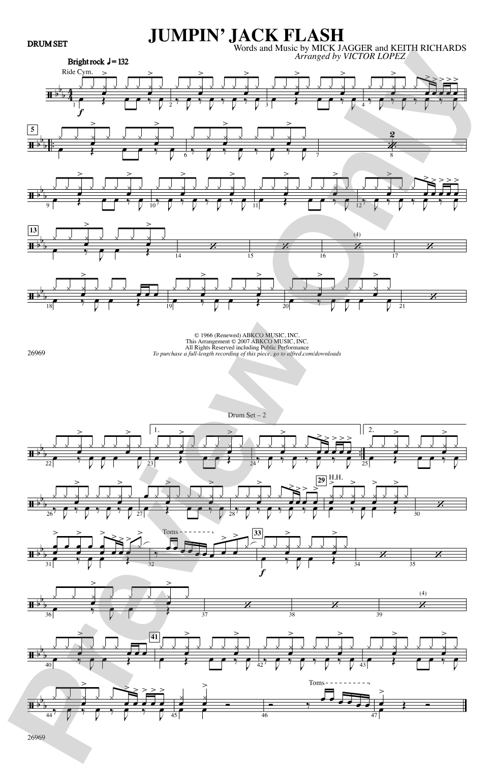 Jumpin' Jack Flash: Drumset