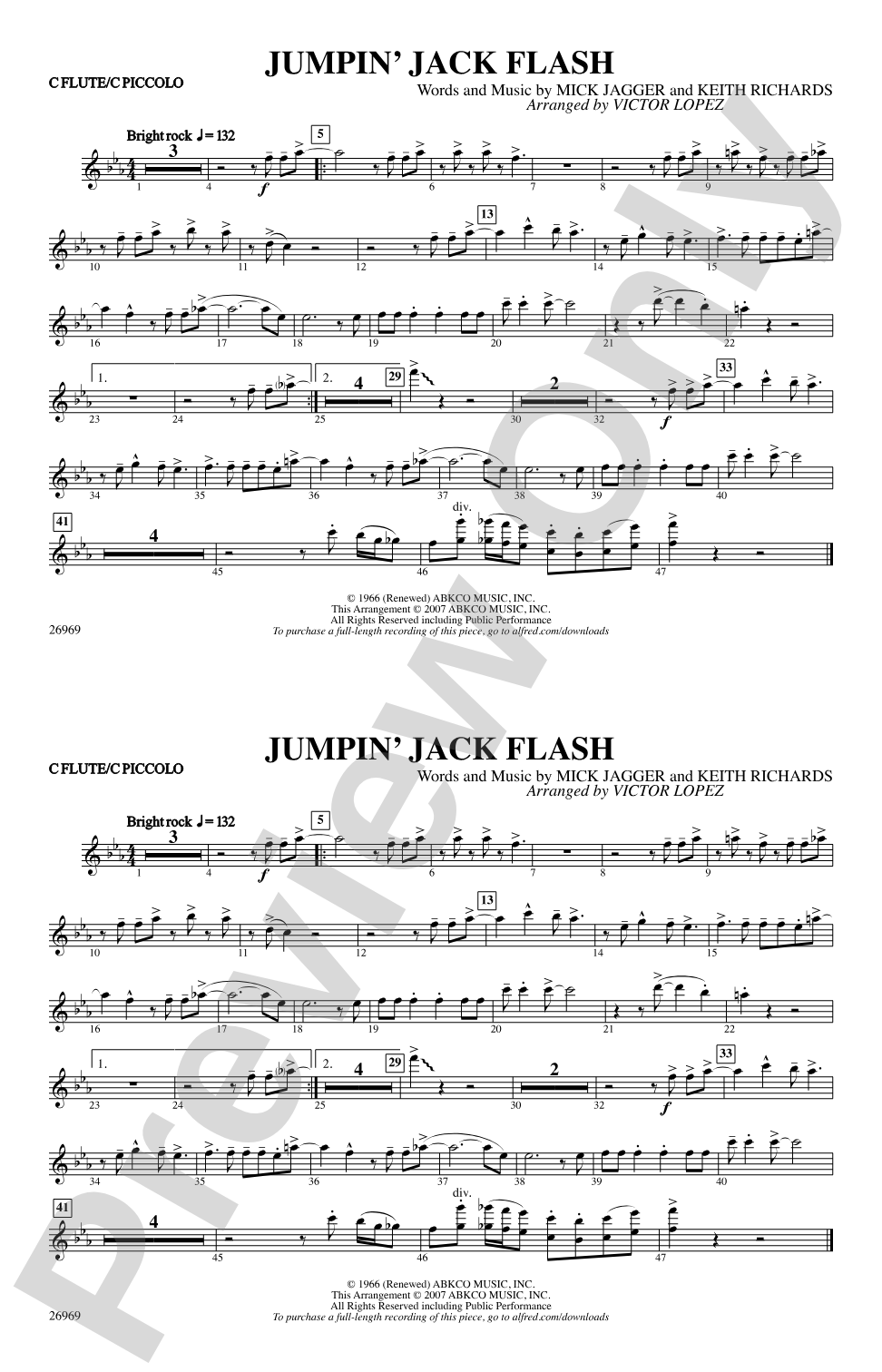Jumpin' Jack Flash: Flute