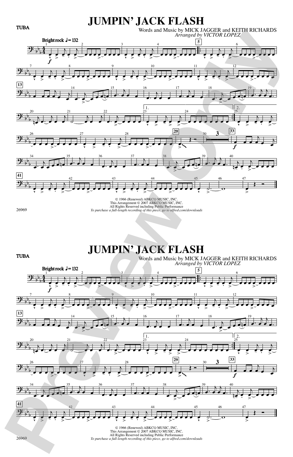 Jumpin' Jack Flash: Tuba