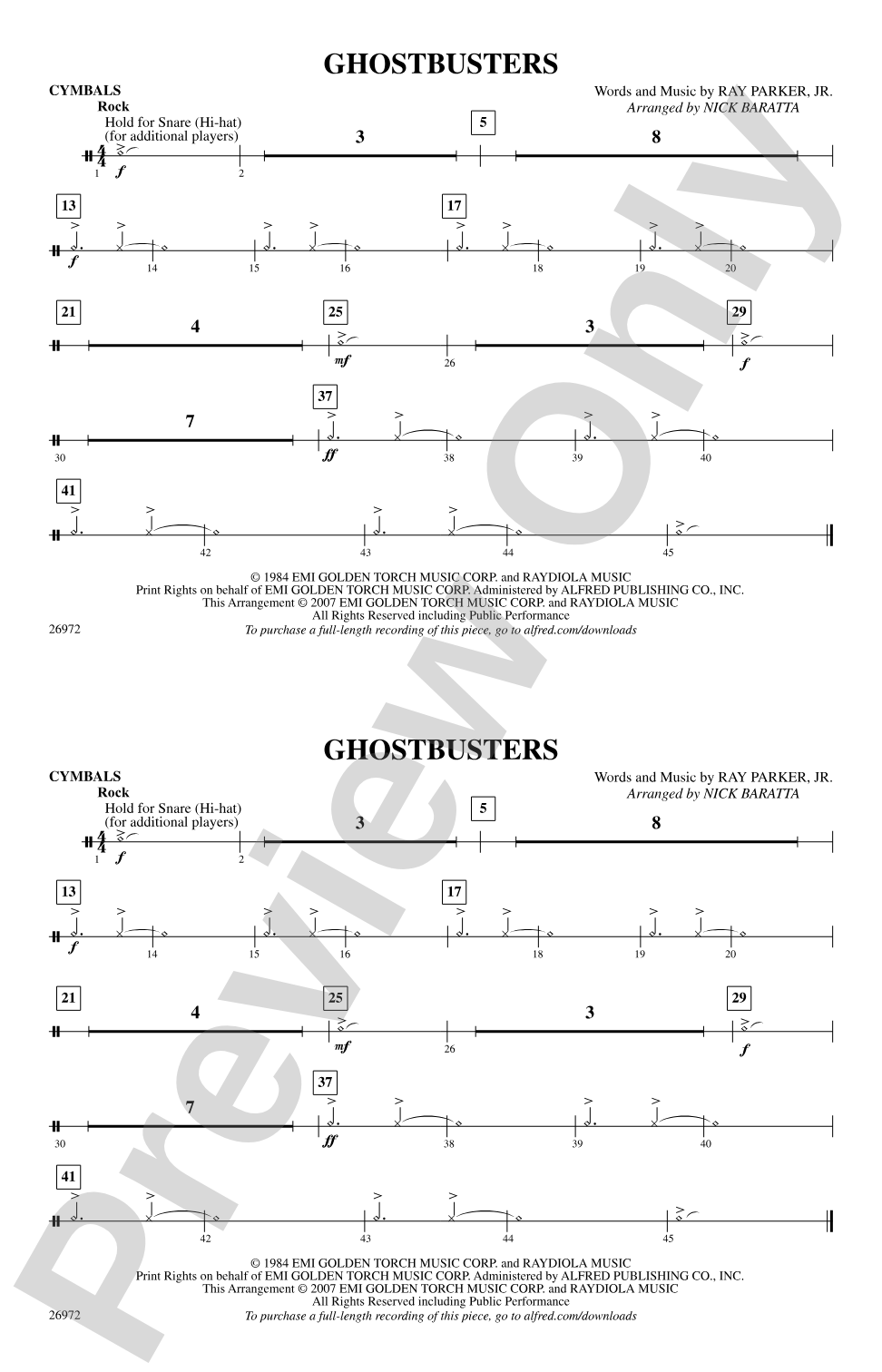 Ghostbusters: Cymbals
