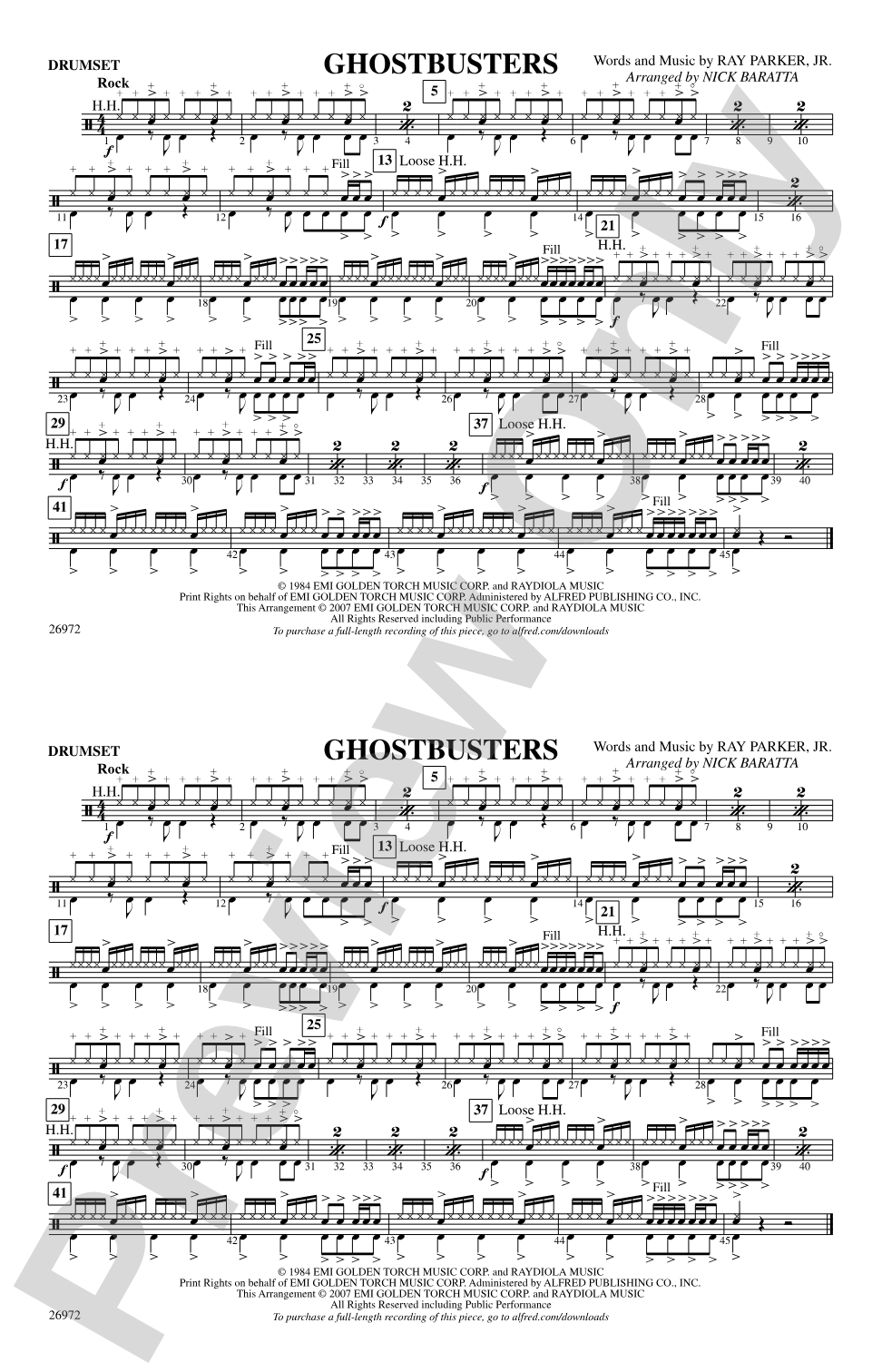 Ghostbusters: Drumset