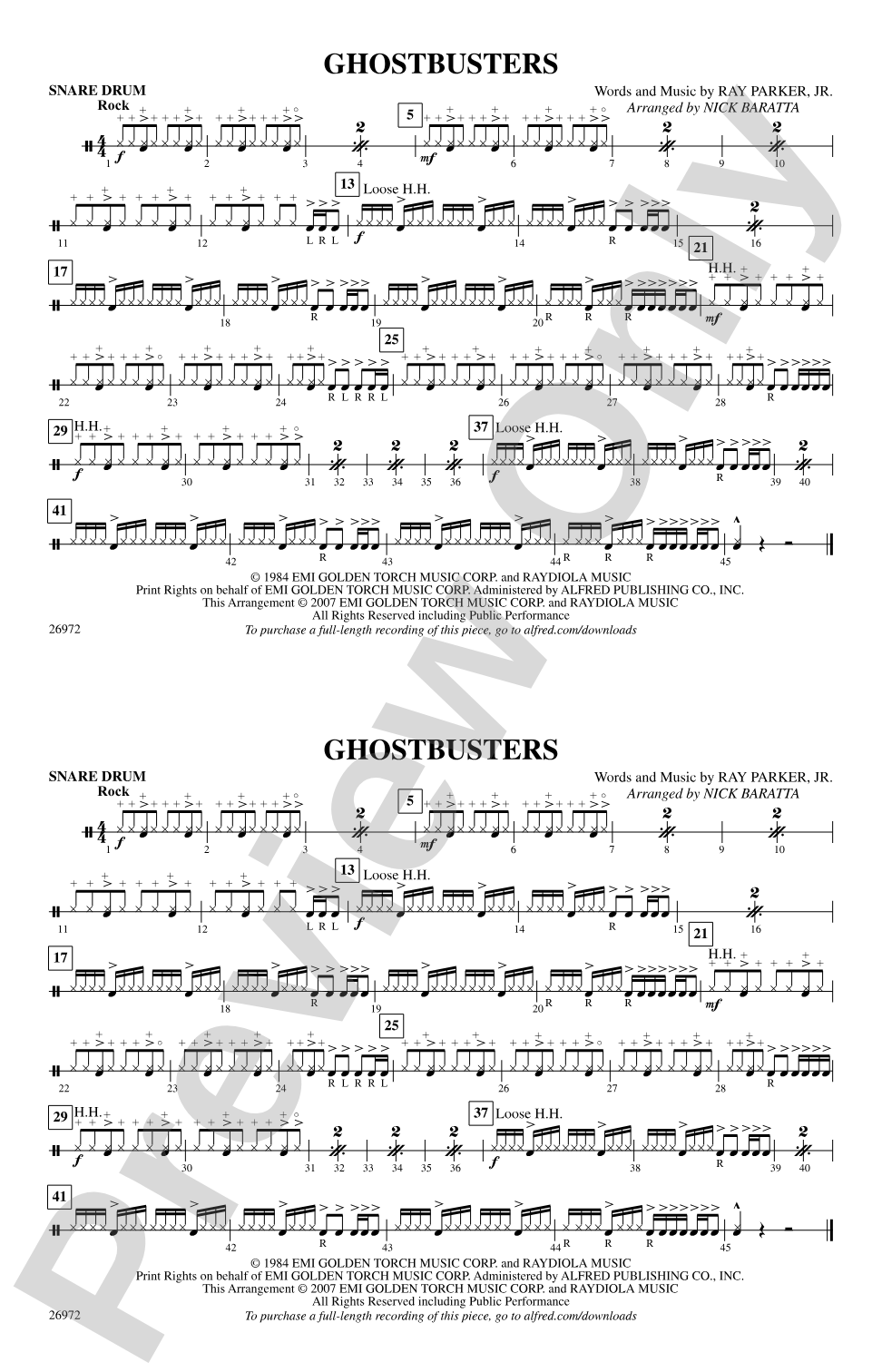 Ghostbusters: Snare Drum
