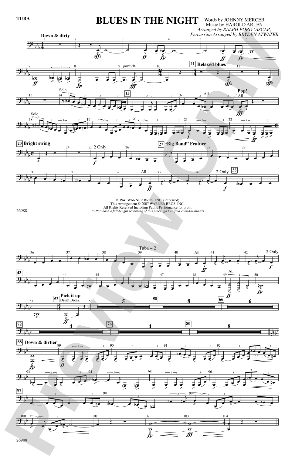 Blues in the Night: Tuba