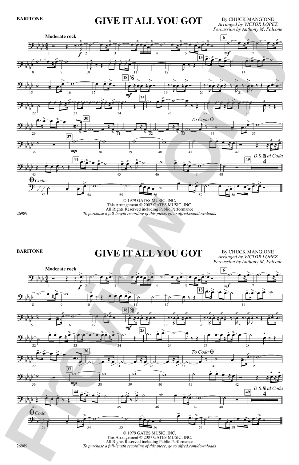 Give It All You Got: Baritone B.C.