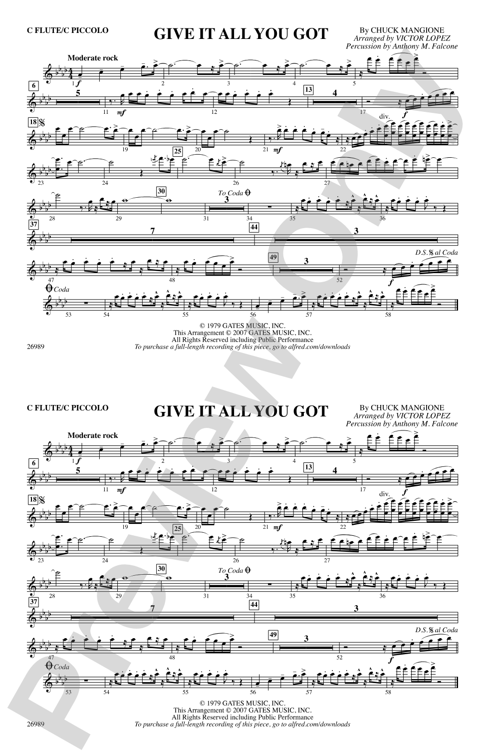 Give It All You Got: Flute