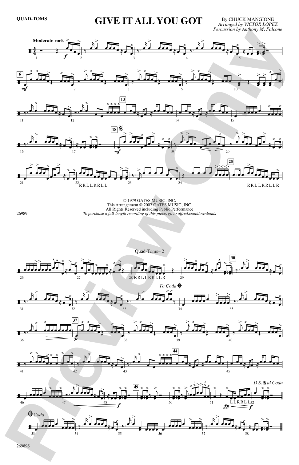 Give It All You Got: Quad-Toms