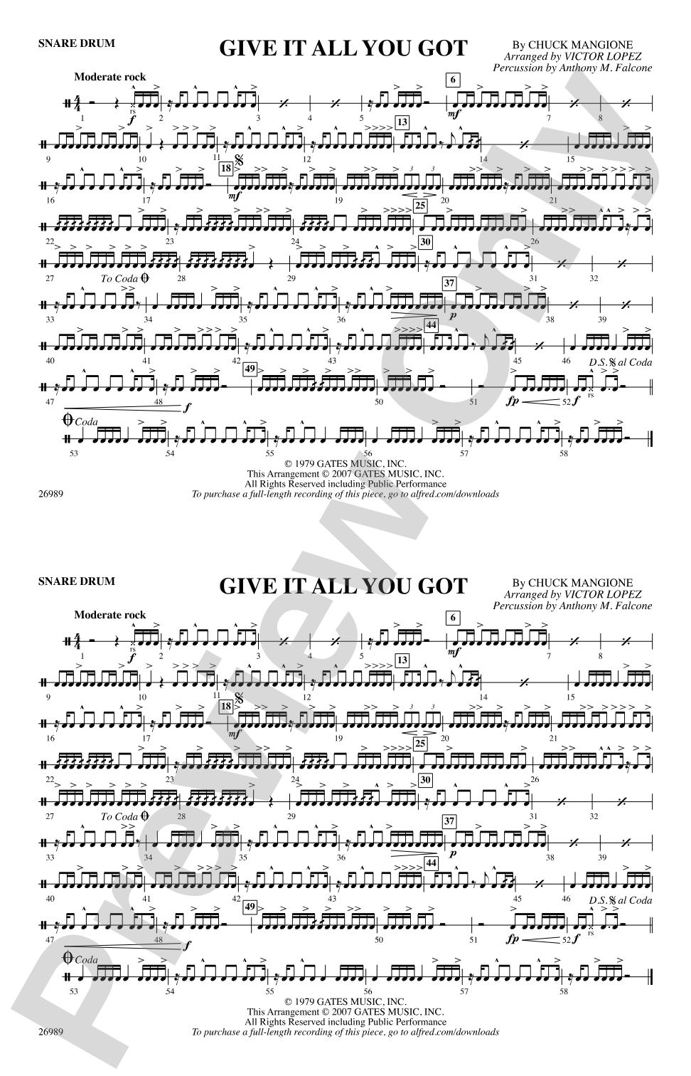 Give It All You Got: Snare Drum