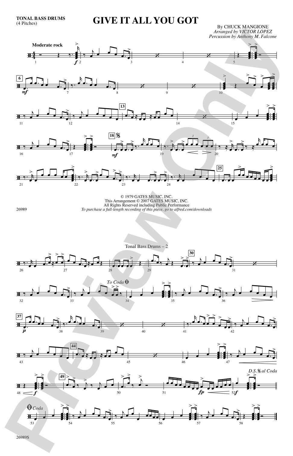 Give It All You Got: Tonal Bass Drum