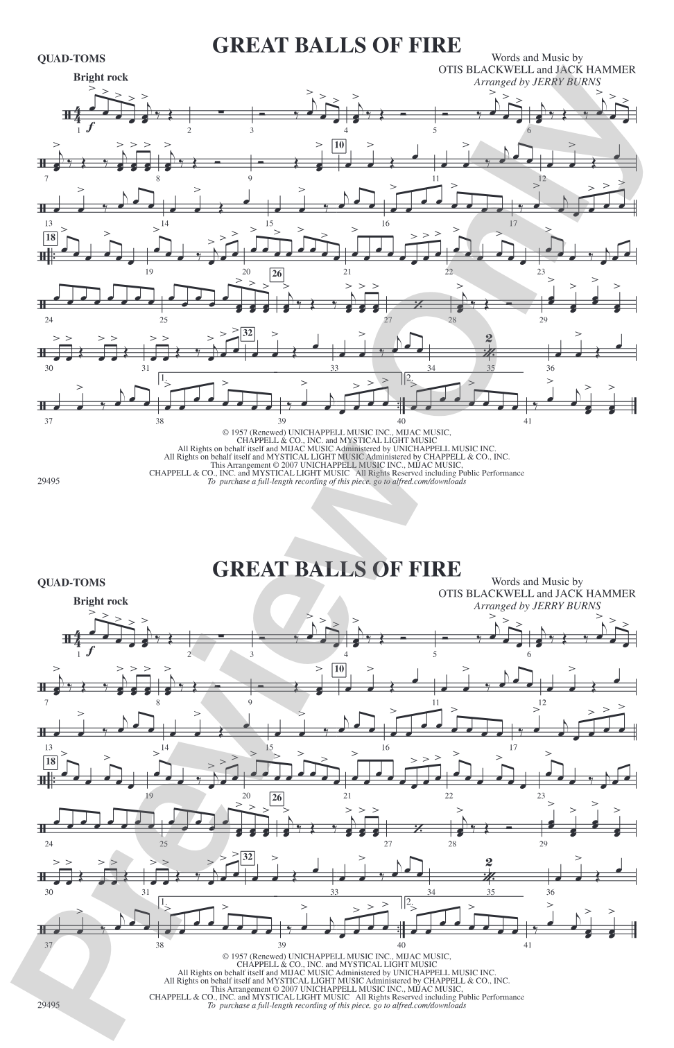 Great Balls of Fire: Quad-Toms