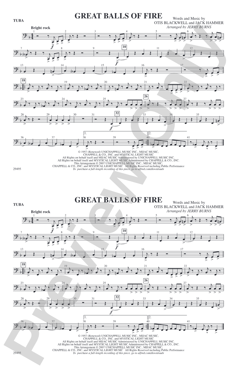Great Balls of Fire: Tuba