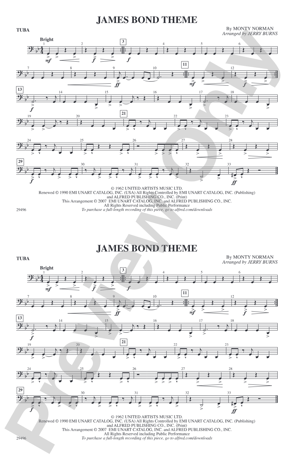 James Bond Theme: Tuba