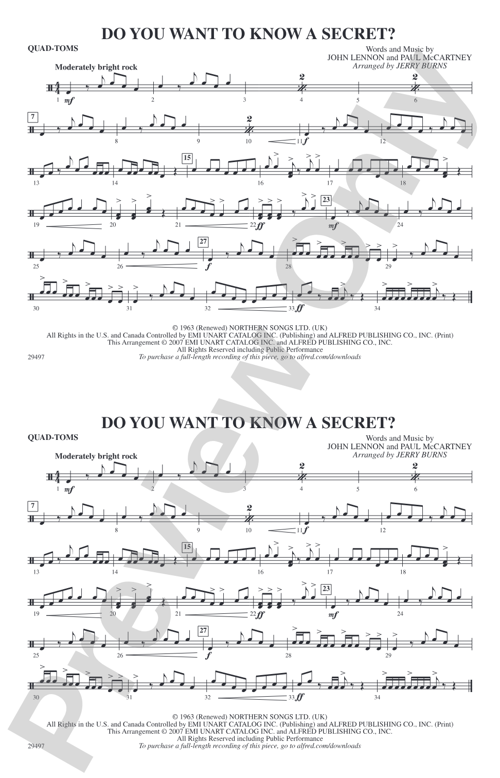 Do You Want to Know a Secret?: Quad-Toms