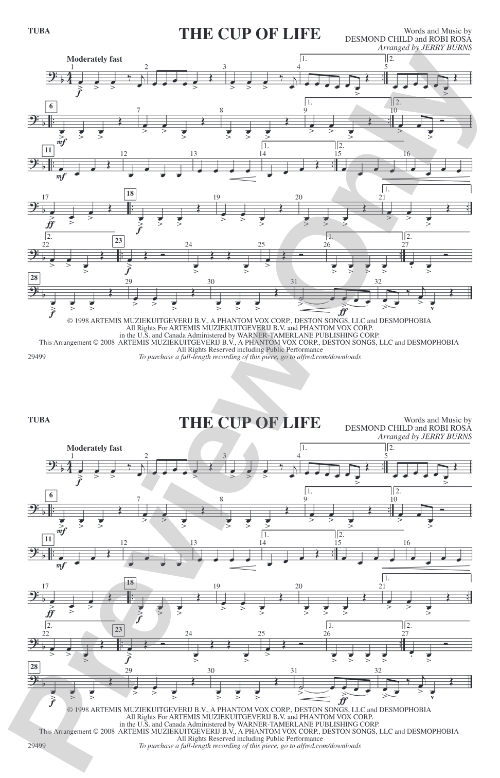 The Cup of Life: Tuba
