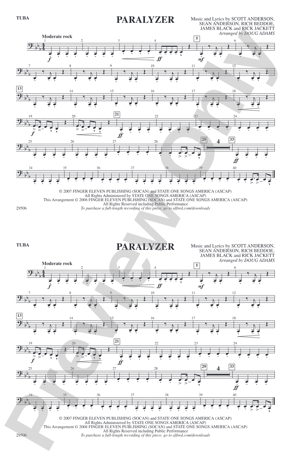 Paralyzer: Tuba