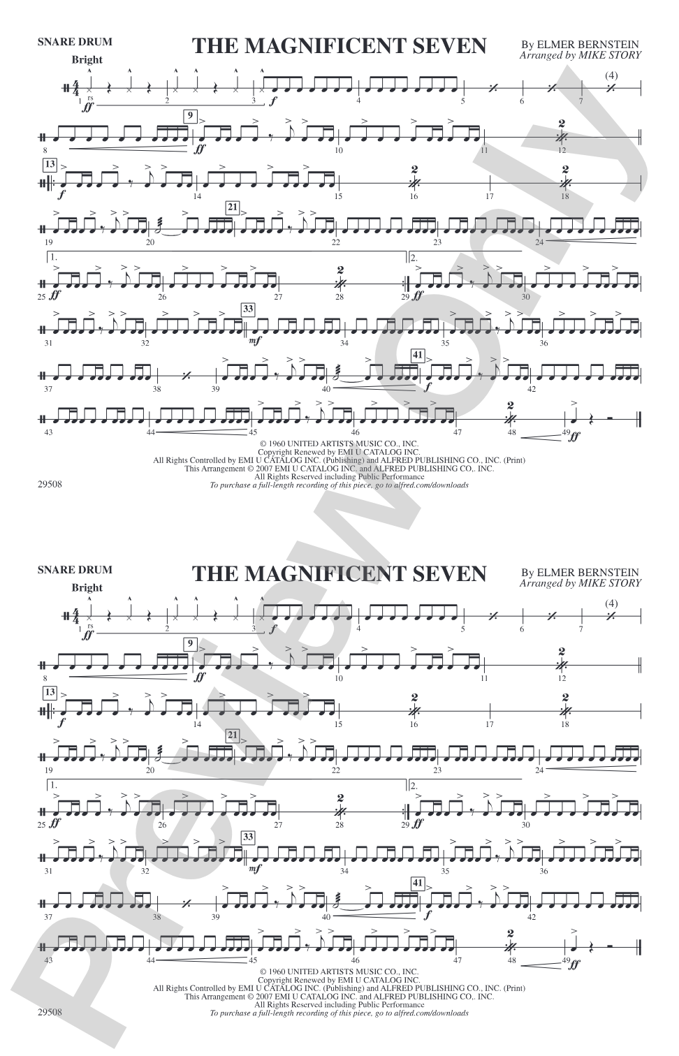 The Magnificent Seven: Snare Drum