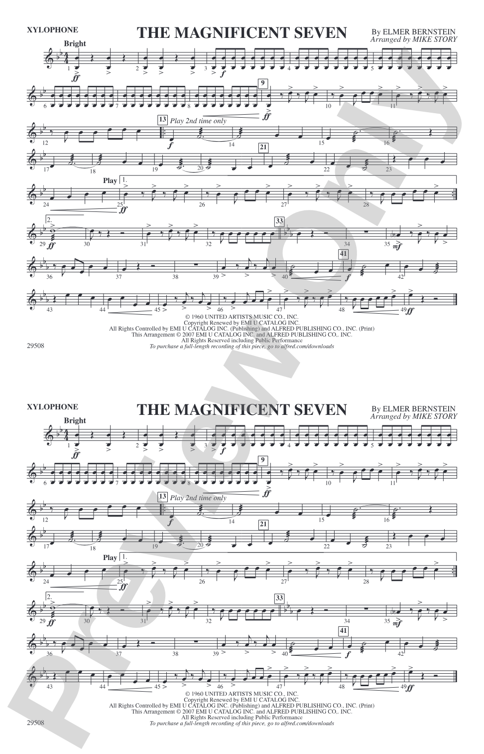 The Magnificent Seven: Xylophone
