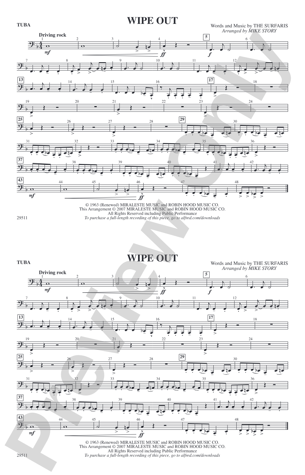 Wipe Out: Tuba