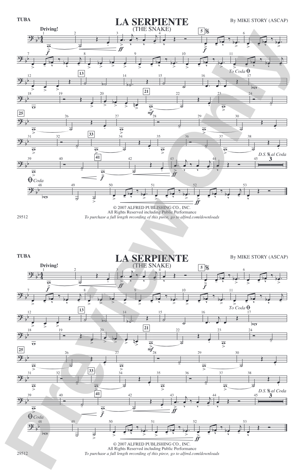 La Serpiente (The Snake): Tuba